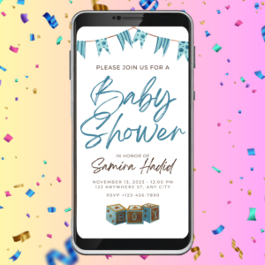 Uitnodiging Baby Shower 13