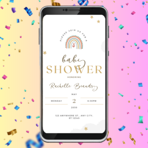 Uitnodiging Baby Shower 25