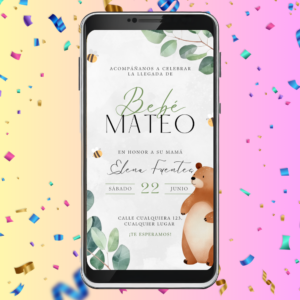 Uitnodiging Baby Shower 34