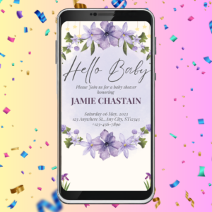 Uitnodiging Baby Shower 08