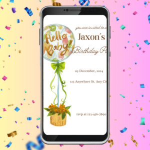 Uitnodiging Baby Shower 09