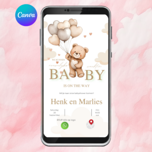 Uitnodiging Baby Shower 36