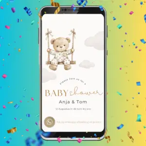 Uitnodiging Baby Shower 37